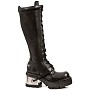 M.236-S1 Gothic Metal hoge laars met hak M.236-S1 Gothic Metal hoge laars met hak